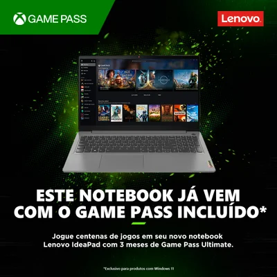 Notebook Lenovo Ultrafino Ideapad 3 R75700u 8GB
