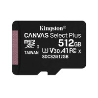 Cartão De Memoria Kingston, Canvas, 512GB, Micro SD, Cl10, 100MB/s - Sdcs2/512gb