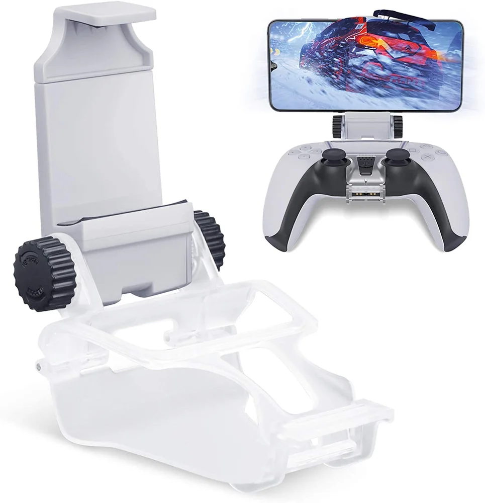 Suporte Dobe/t&z Base De Celular Para Controle Ps5 Playstation 5 Ajustavel Com Rotação Suporte Dobe/t&z Base De Celular Para Controle Ps5 Playstation 5 Ajustavel Com Rotação