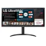 Monitor Gamer LG 34" Full HD, Ultrawide, 75Hz, 5Ms, HDMI, IPS, HDR10, Freesync - 34wp550-b
