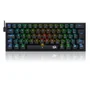Teclado Redragon Fizz Gamer Mecânico Rgb Switch Blue - Preto