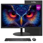 Computador Bestpc Completo Intel Core I3, 8GB, SSD 120 GB, Windows 10 Trial + Monitor 15 Polegadas