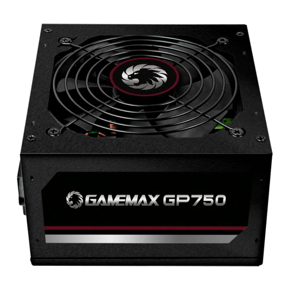 Fonte Gamemax ATX, 750W, 80 Plus Bronze, PFC Ativo, Preta - GP750