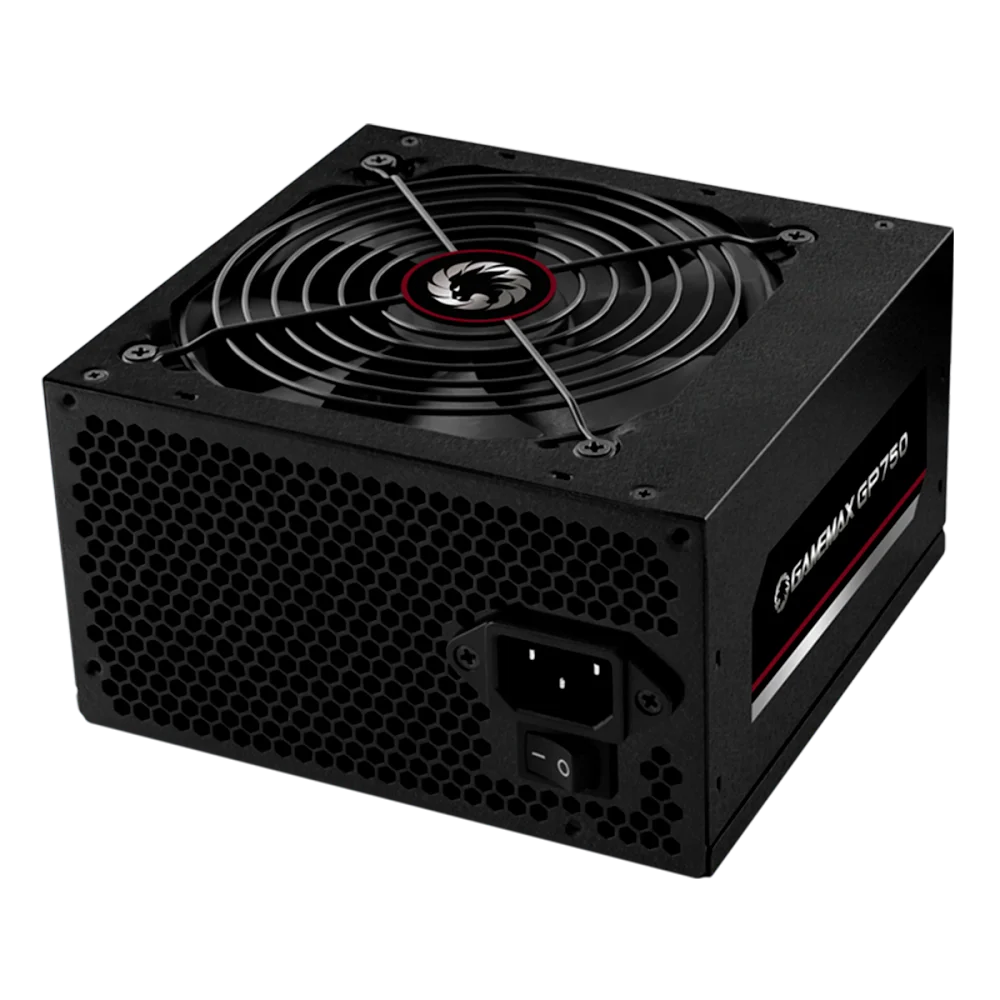 Fonte Gamemax ATX, 750W, 80 Plus Bronze, PFC Ativo, Preta - GP750