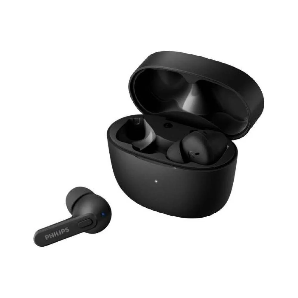 Fone De Ouvido Sem Fio Philips Tat2206, Tws, Preto, Bluetooth 5.0 Wireless, Resistente À Água, Suor, Ipx4 Fone De Ouvido Sem Fio Philips Tat2206, Tws, Preto, Bluetooth 5.0 Wireless, Resistente À Água, Suor, Ipx4