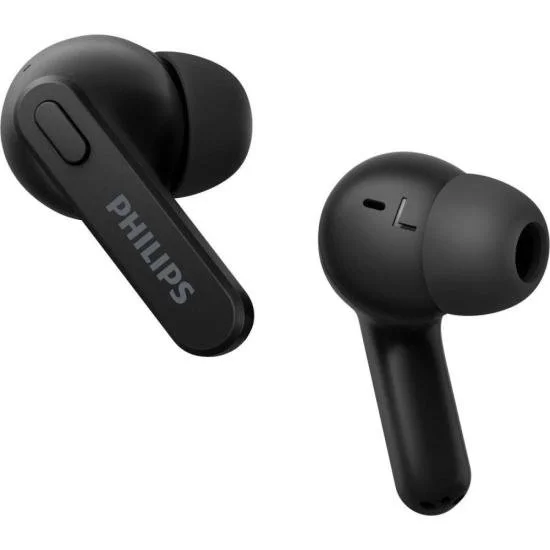 Fone De Ouvido Sem Fio Philips Tat2206, Tws, Preto, Bluetooth 5.0 Wireless, Resistente À Água, Suor, Ipx4 Fone De Ouvido Sem Fio Philips Tat2206, Tws, Preto, Bluetooth 5.0 Wireless, Resistente À Água, Suor, Ipx4