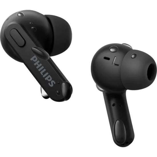 Fone De Ouvido Sem Fio Philips Tat2206, Tws, Preto, Bluetooth 5.0 Wireless, Resistente À Água, Suor, Ipx4 Fone De Ouvido Sem Fio Philips Tat2206, Tws, Preto, Bluetooth 5.0 Wireless, Resistente À Água, Suor, Ipx4