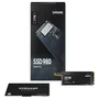 SSD Samsung 1TB, M.2 PCIe 3.0, 980 Nvme, Leitura: 3.500 MB/s e Gravação: 3.000 MB/s, Preto - Mz-v8v1t0b/am
