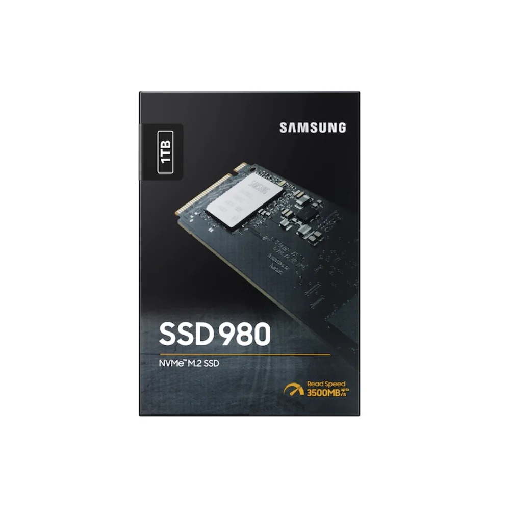 SSD Samsung 1TB, M.2 PCIe 3.0, 980 Nvme, Leitura: 3.500 MB/s e Gravação: 3.000 MB/s, Preto - Mz-v8v1t0b/am SSD Samsung 1TB, M.2 PCIe 3.0, 980 Nvme, Leitura: 3.500 MB/s e Gravação: 3.000 MB/s, Preto - Mz-v8v1t0b/am