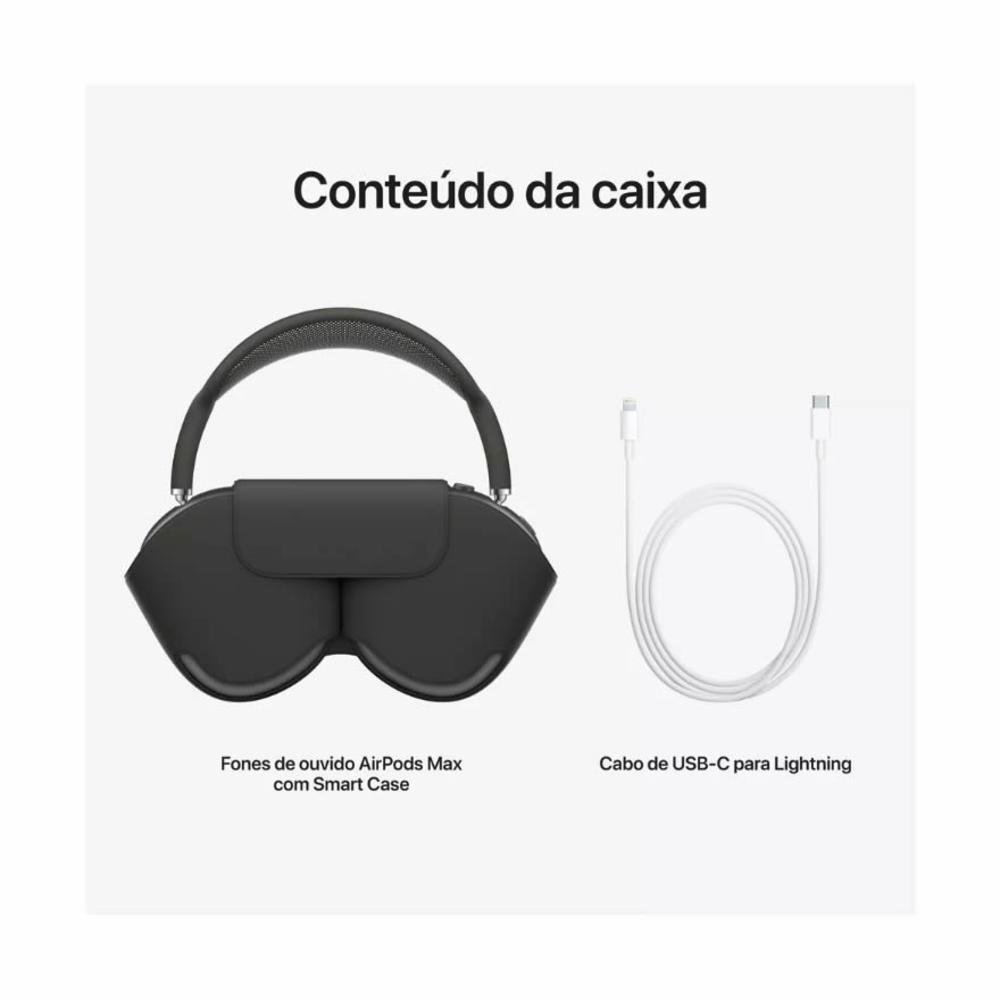 Apple Airpods Max Headband Cinza Mgyh3am KaBuM