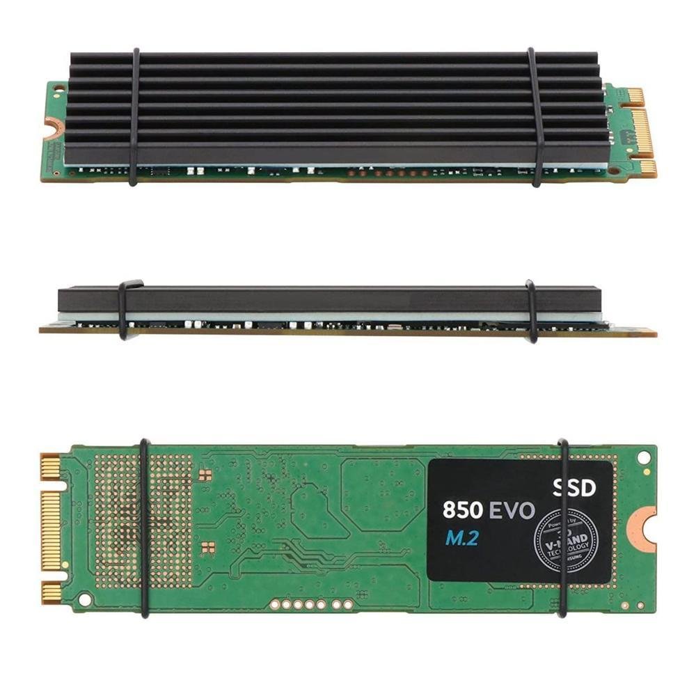 Dissipador Ctech Para SSD M2 NVME NGFF, 2280mm, 4mm, Alumínio, Thermalpad, PC, Notebook e PS5, Preto Dissipador Ctech Para SSD M2 NVME NGFF, 2280mm, 4mm, Alumínio, Thermalpad, PC, Notebook e PS5, Preto