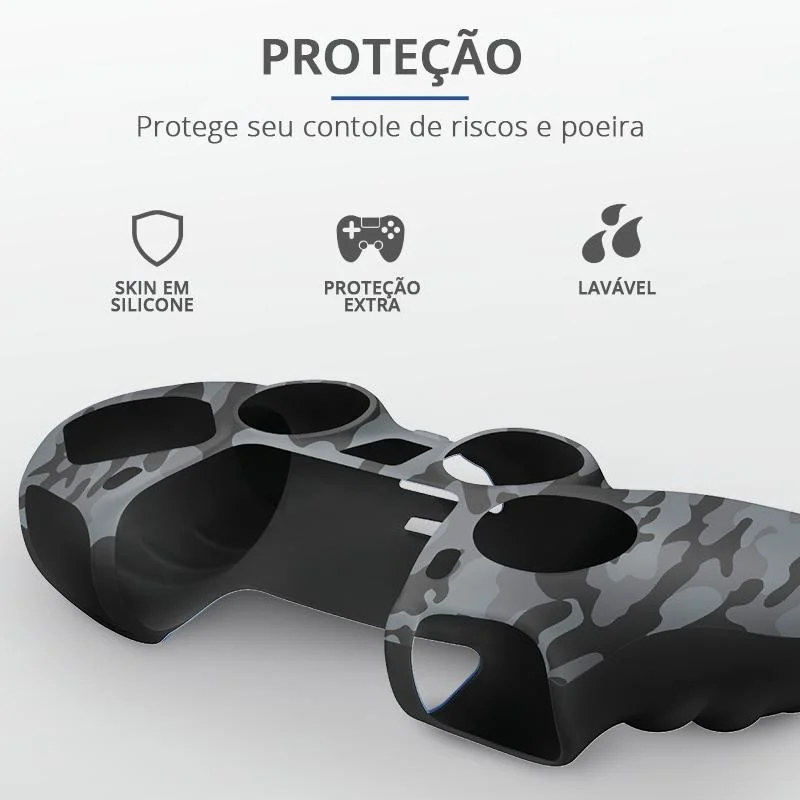 Controller Skin Trust Gxt 748 Para Ps5 Camuflado T24172 Controller Skin Trust Gxt 748 Para Ps5 Camuflado T24172