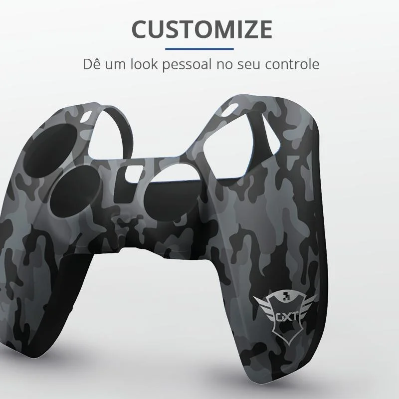 Controller Skin Trust Gxt 748 Para Ps5 Camuflado T24172 Controller Skin Trust Gxt 748 Para Ps5 Camuflado T24172