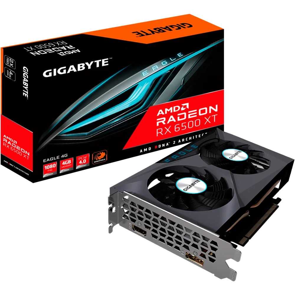 GIGABYTE EAGLE グラフィックボード　rx6500XT Placa video Gigabyte Rx 6500 Xt Eagle KaBuM