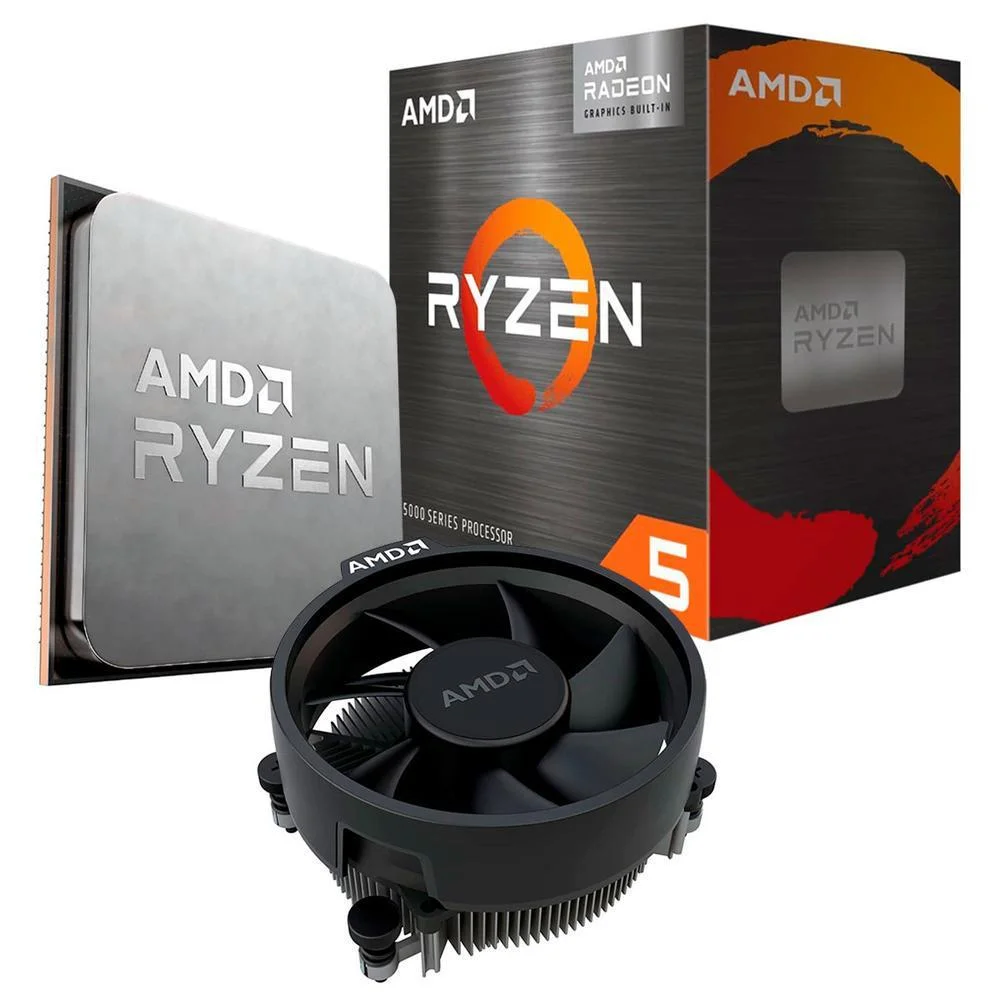 Processador AMD Ryzen 5-4600G Box, 1900MHz, Cache 3MB, Hexa Core, 12 Threads - 100-100000147 Processador AMD Ryzen 5-4600G Box, 1900MHz, Cache 3MB, Hexa Core, 12 Threads - 100-100000147