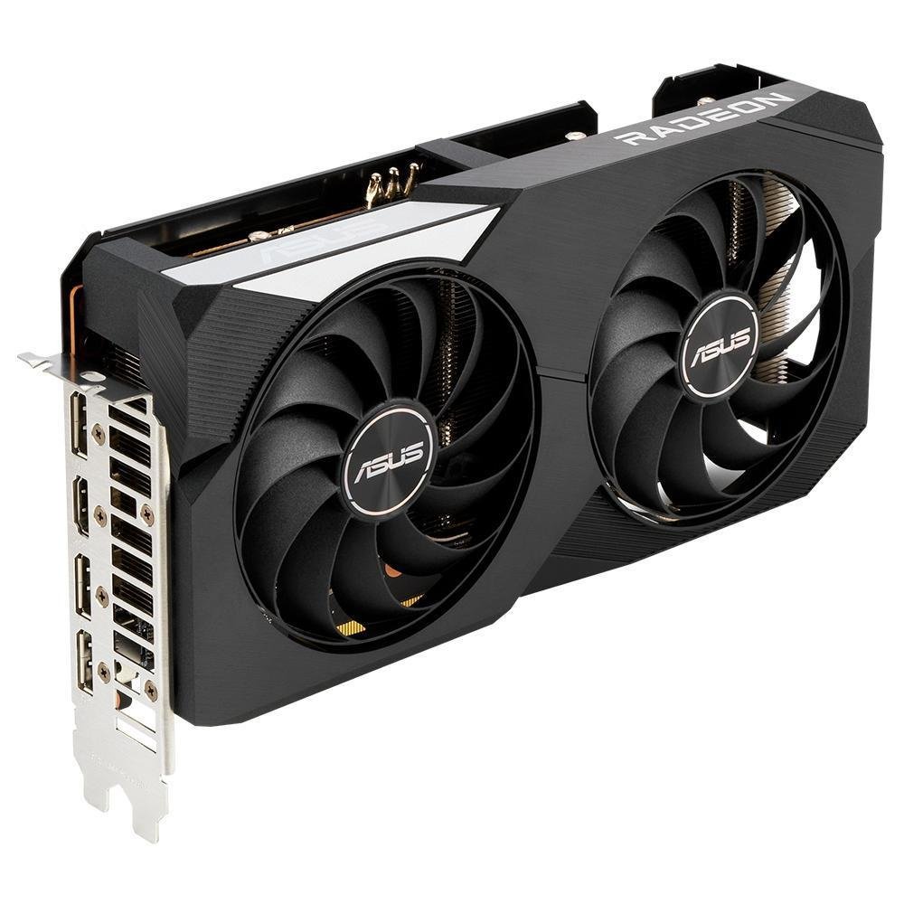 Placa De Vídeo Asus Dual AMD RX6600XT 8GB KaBuM