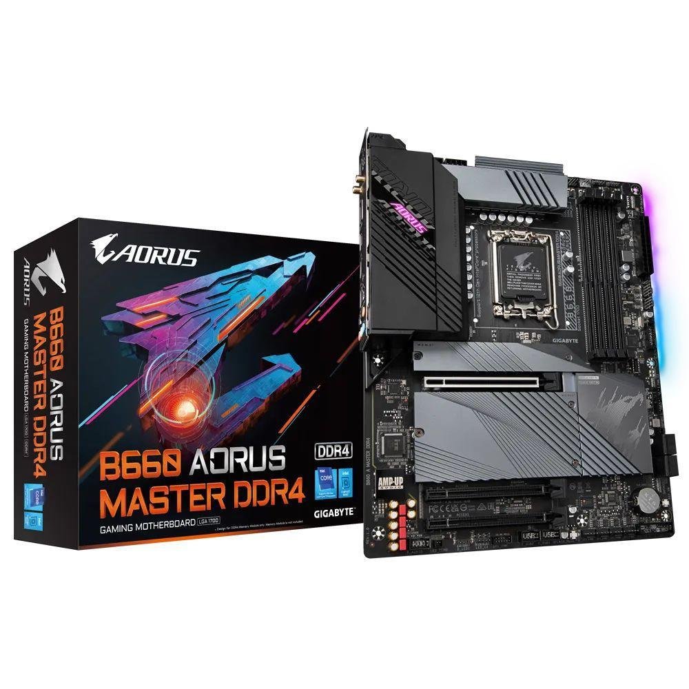 GIGABYTE B660 AORUS MASTER＋13600Kセット Placa Me Gigabyte B660 Aorus Master D4 DDR4 ATX