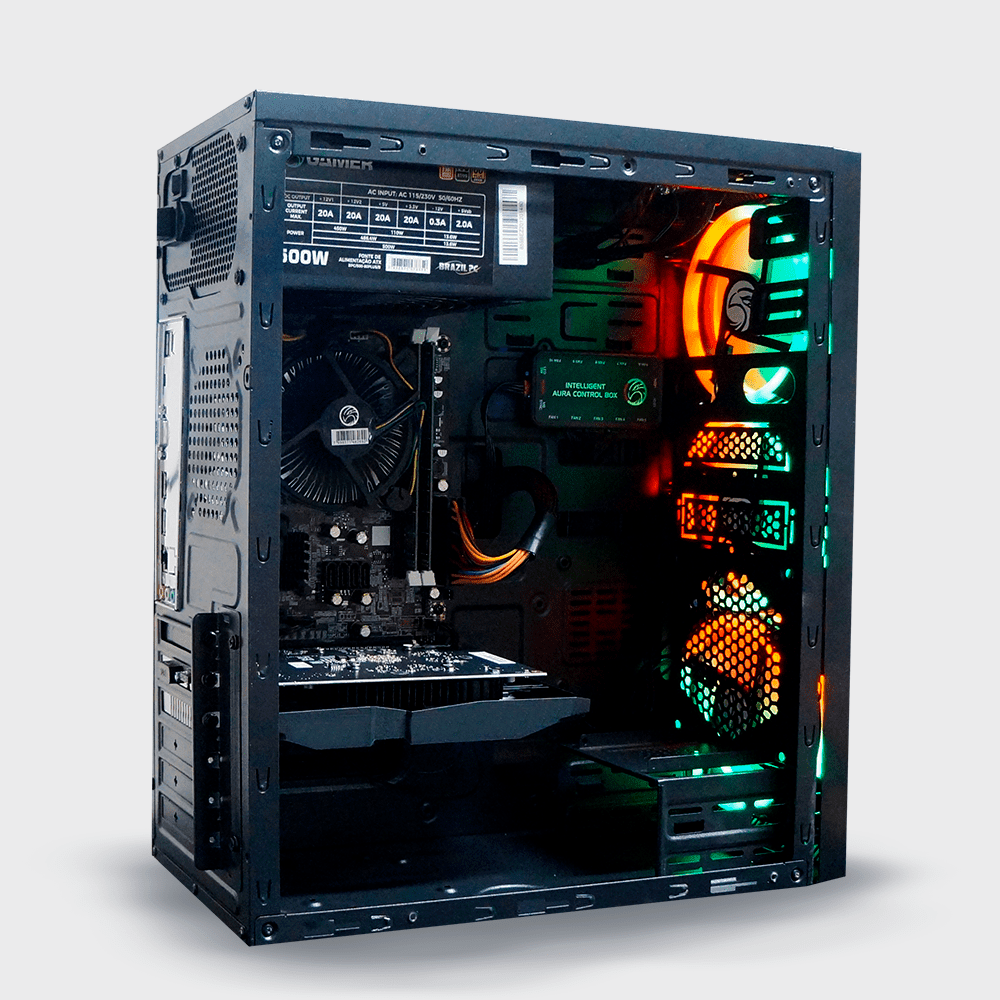 Pc Gamer, Digital Corp, I5 4ª Rx550 16GB, SSD 120GB, HD 1TB, Win 10, Fonte 500w, 80plus