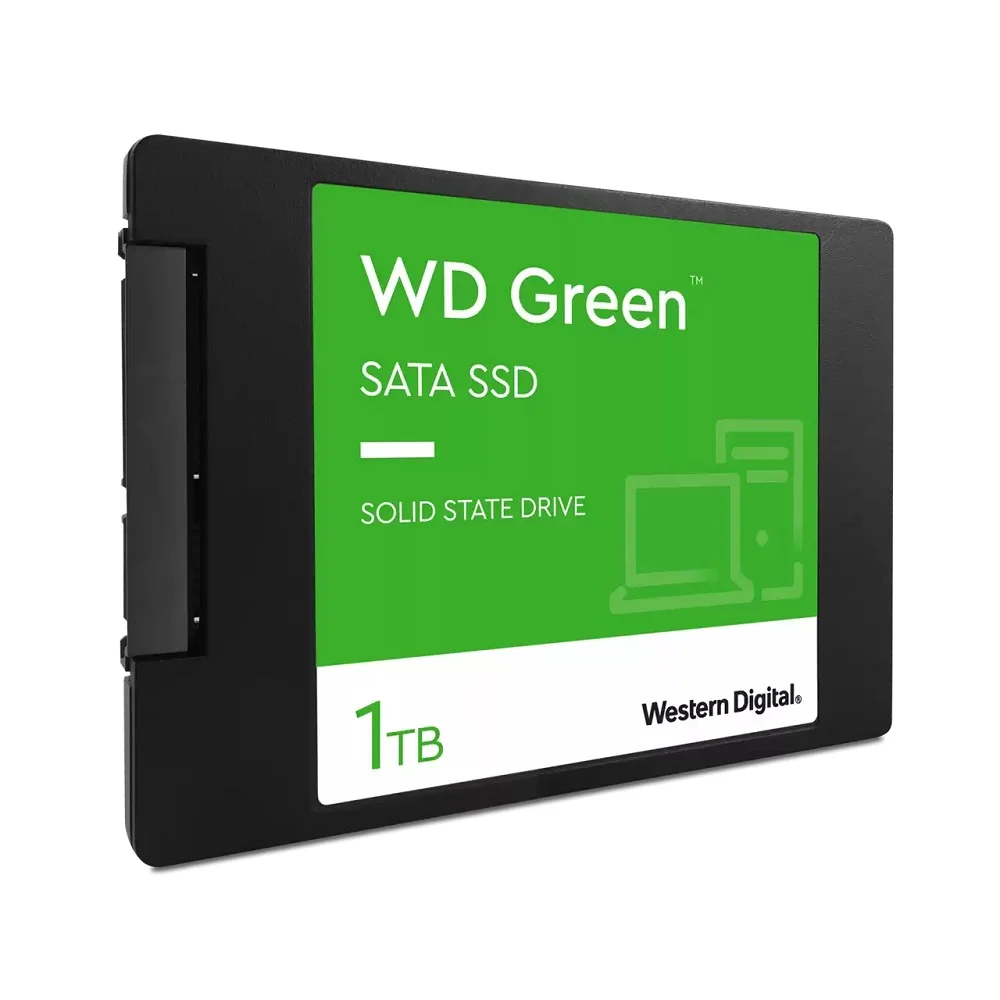 SSD WD 1TB Green, 2.5p, SATA 3 - Wds100t3g0a