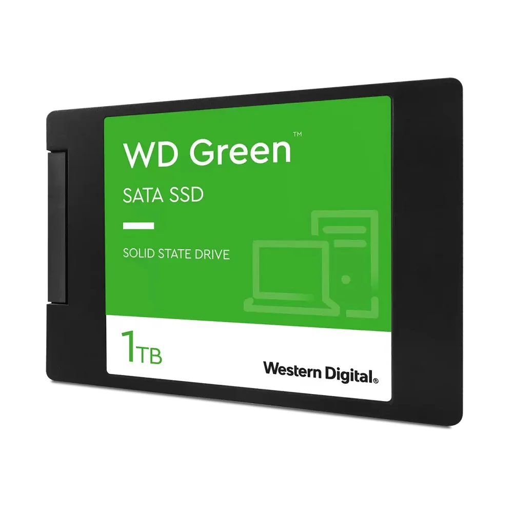 SSD WD 1TB Green, 2.5p, SATA 3 - Wds100t3g0a