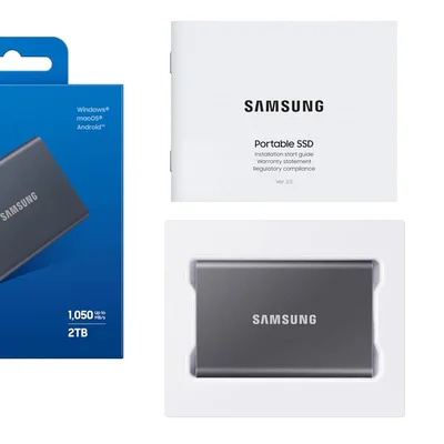 SSD portátil 2TB T7 USB 32 MUPC2T0T SAMSUNG KaBuM