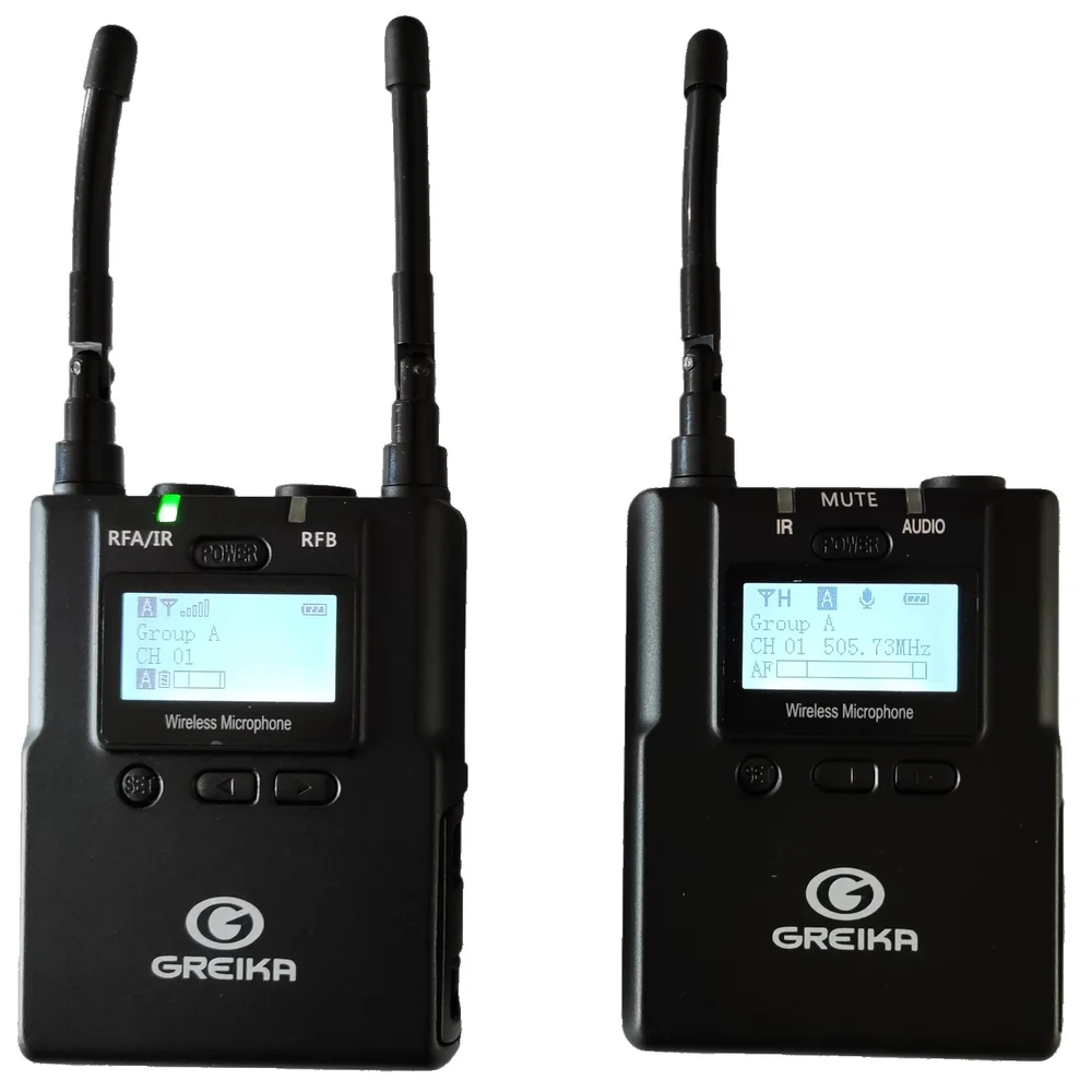 Microfone De Lapela, Sem Fio, Greika, GK-UMIC8 Microfone De Lapela, Sem Fio, Greika, GK-UMIC8