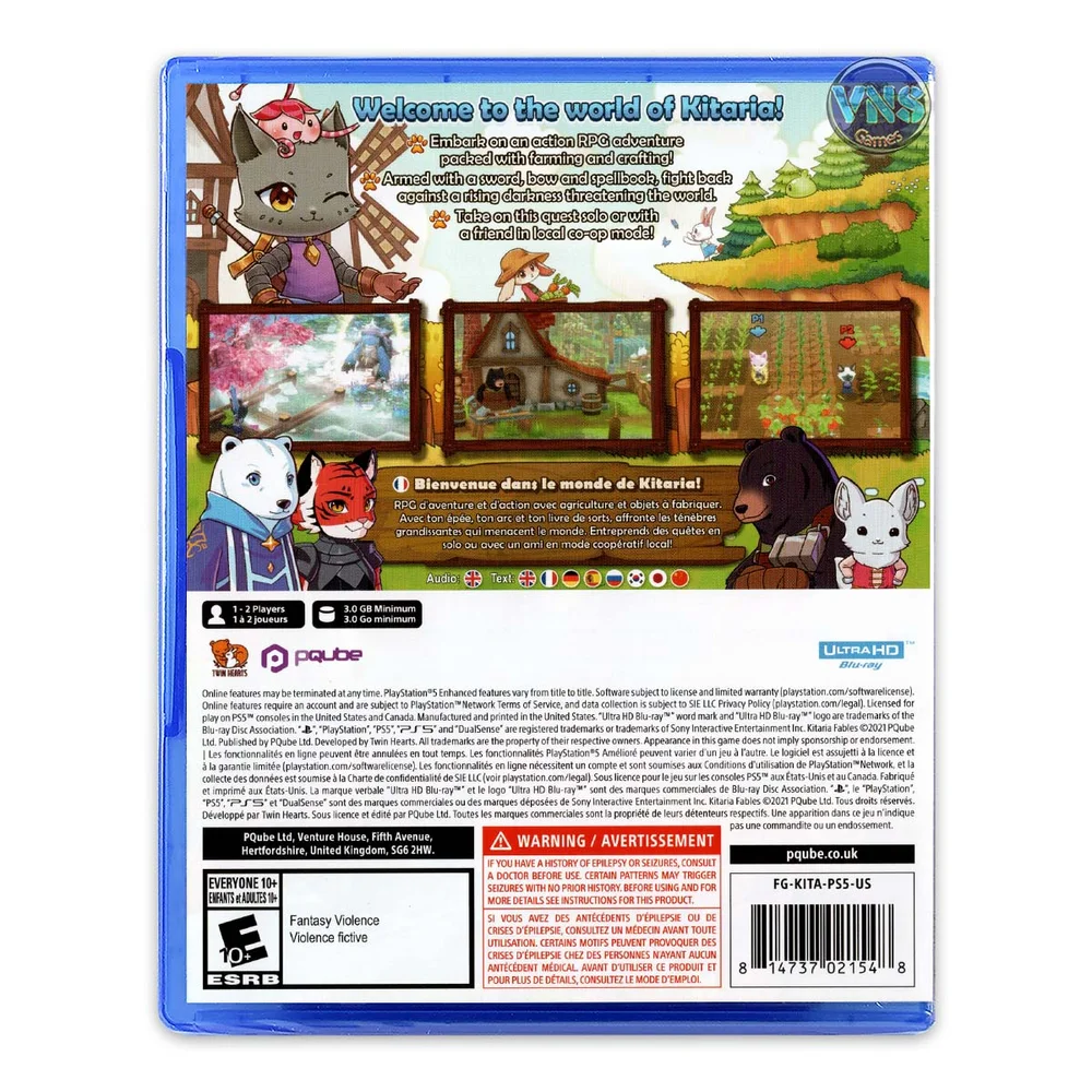 Jogo Kitaria Fables, Playstation 5