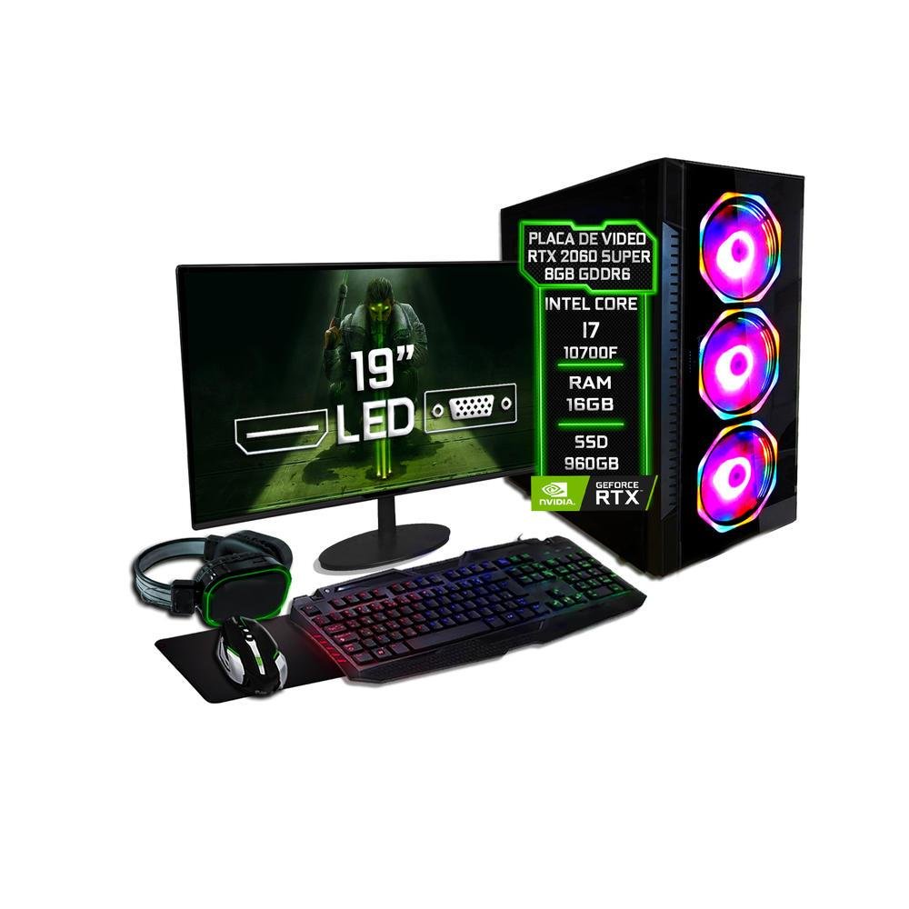 とんこつみそPC/Core i7-10700F/16G/2060Super Pc Gamer Completo I7 16GB RTX 2060 S 8GB SSD
