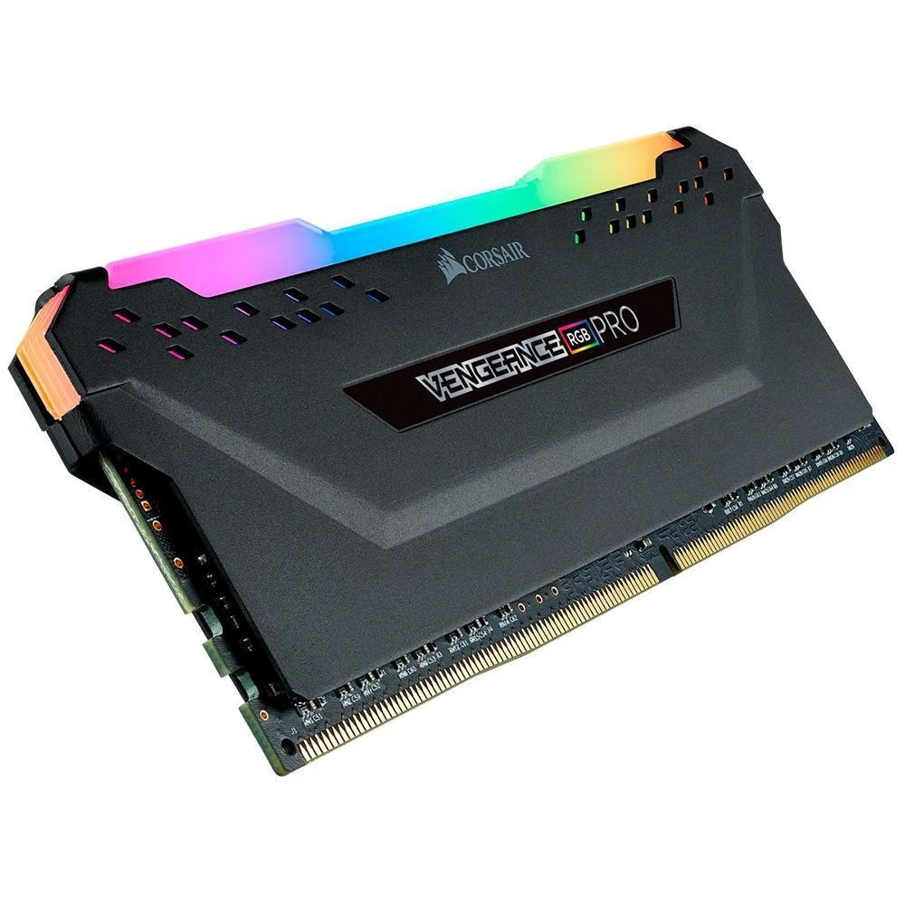 Memória Corsair Vengeance PRO, RGB, 8GB, 3200MHz, DDR4, Preta Memória Corsair Vengeance PRO, RGB, 8GB, 3200MHz, DDR4, Preta