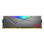 Memória XPG Spectrix D50, RGB, 8GB, 3200MHz, DDR4, Gray