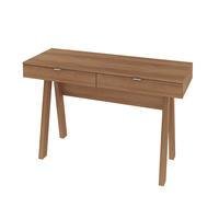 Mesa Escrivaninha Para Escritório Home Office Me4128 - Gran Belo Mdp Amendoa.