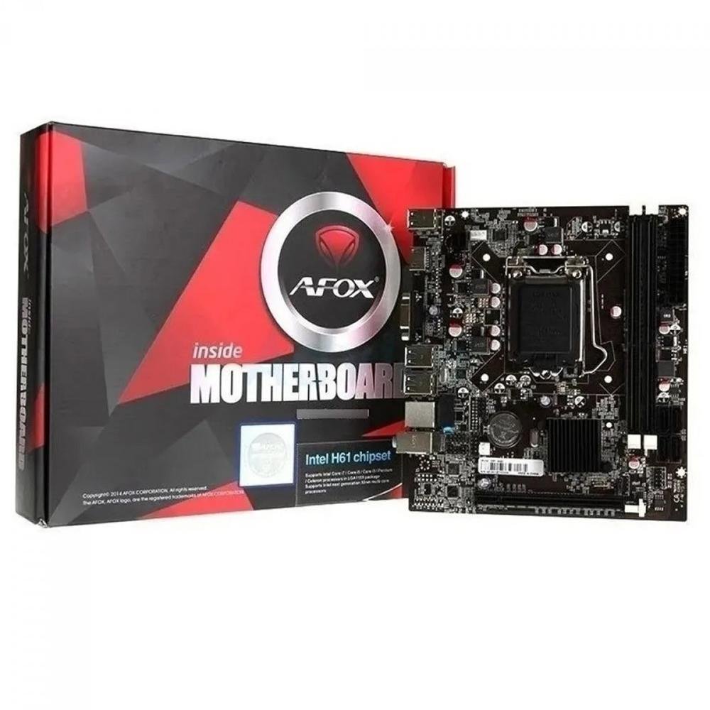 Placa Mãe Afox Ih61-ma5-v3 Intel Lga 1155 mAtx | KaBuM!