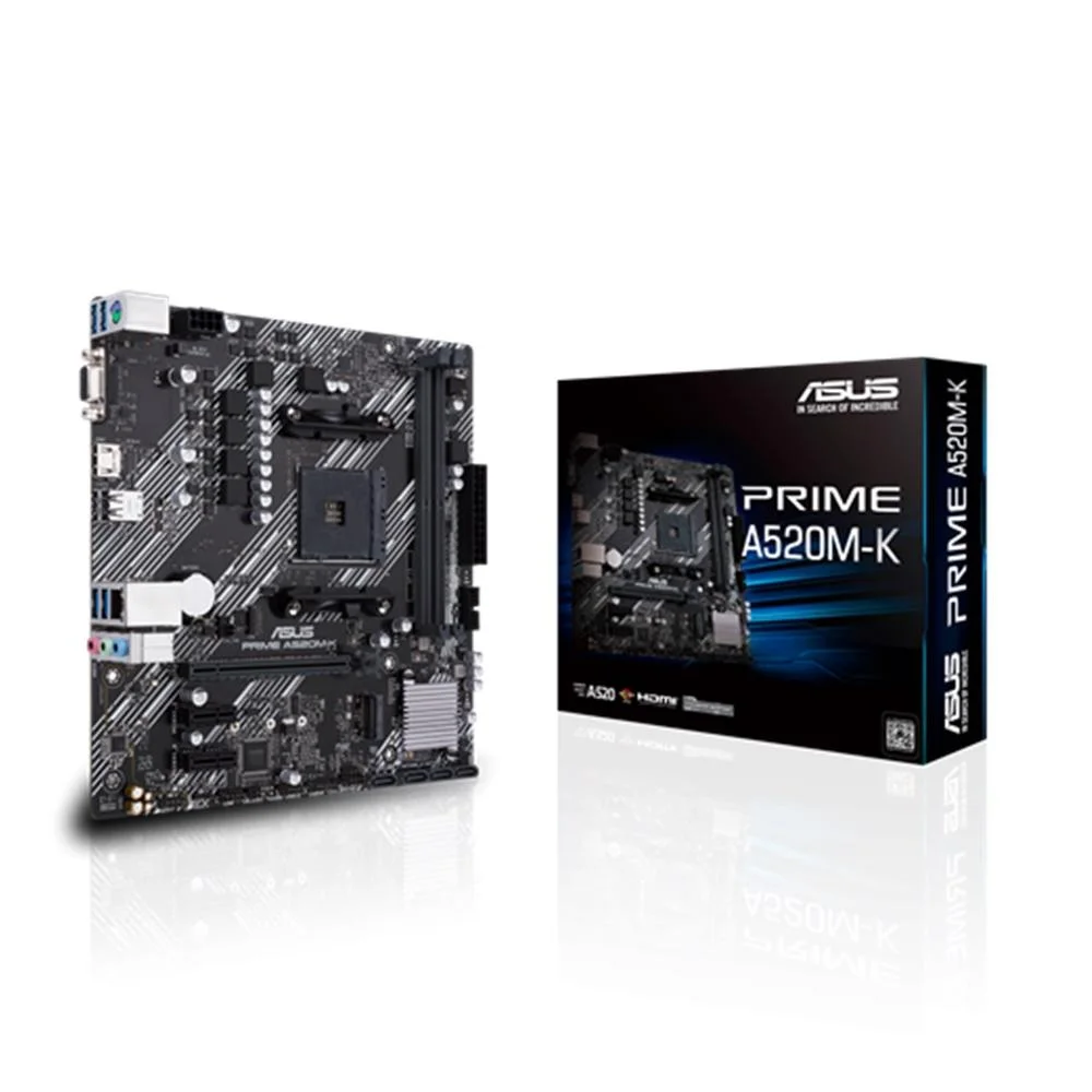PlacaMe Asus Prime AMD Socket 3 mATX DDR4 KaBuM