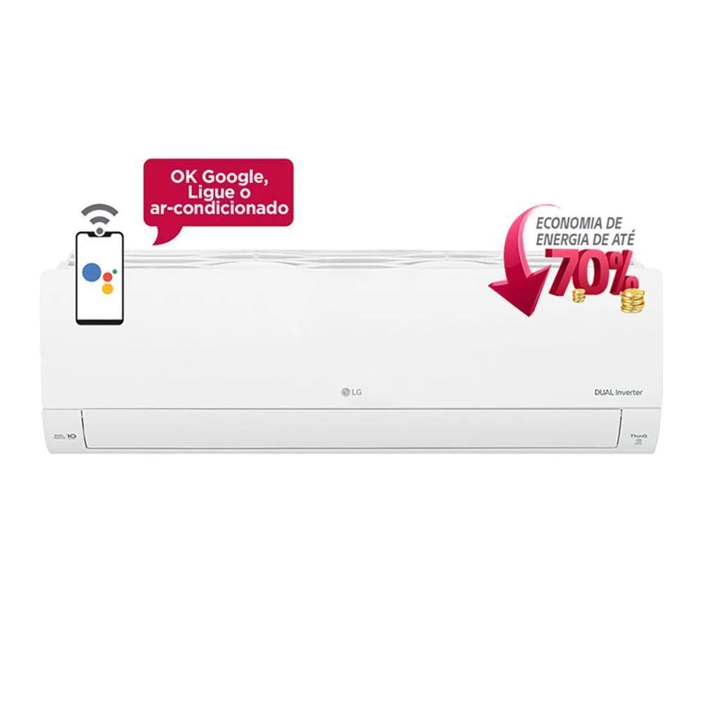 Ar Condicionado Lg Hi Wall  Inverter Dual Voice 24.000 Btus 220v Frio