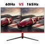Monitor Gamer HQ 27 Polegadas FULL HD 1920x1080 144HZ A 165HZ 1ms, Display Port, HDMI E USB, Curvo LED, Alto Falantes, Iluminação RGB - Battle 27h165g