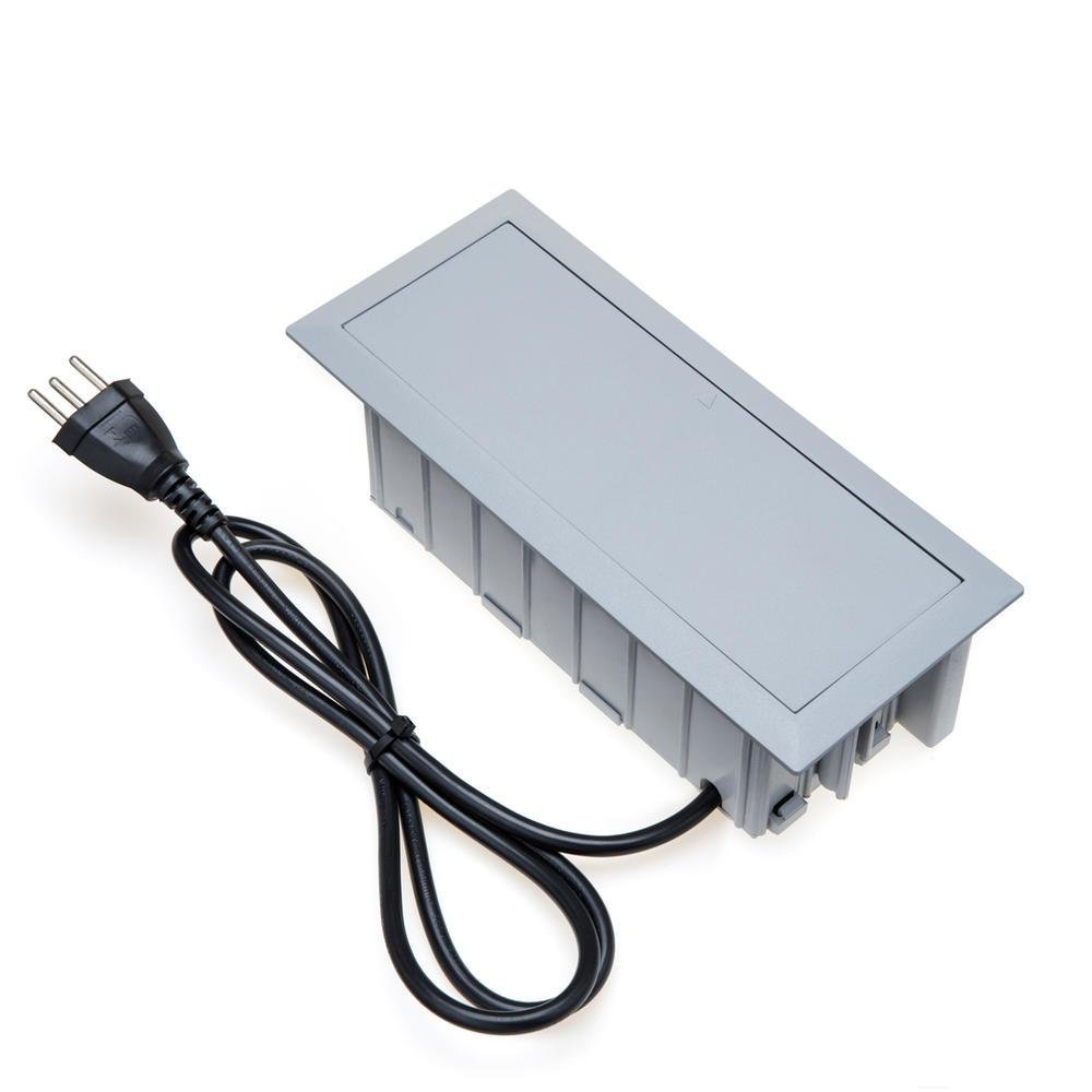 Caixa De Tomada 7 Blocos Embutir 6 Tomadas 20a 3 Usb 5.2a Cz