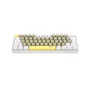 Teclado Mecânico Gamer Redragon Lakshmi Sunshine - Led Branco + Switch Mk.ii Marrom