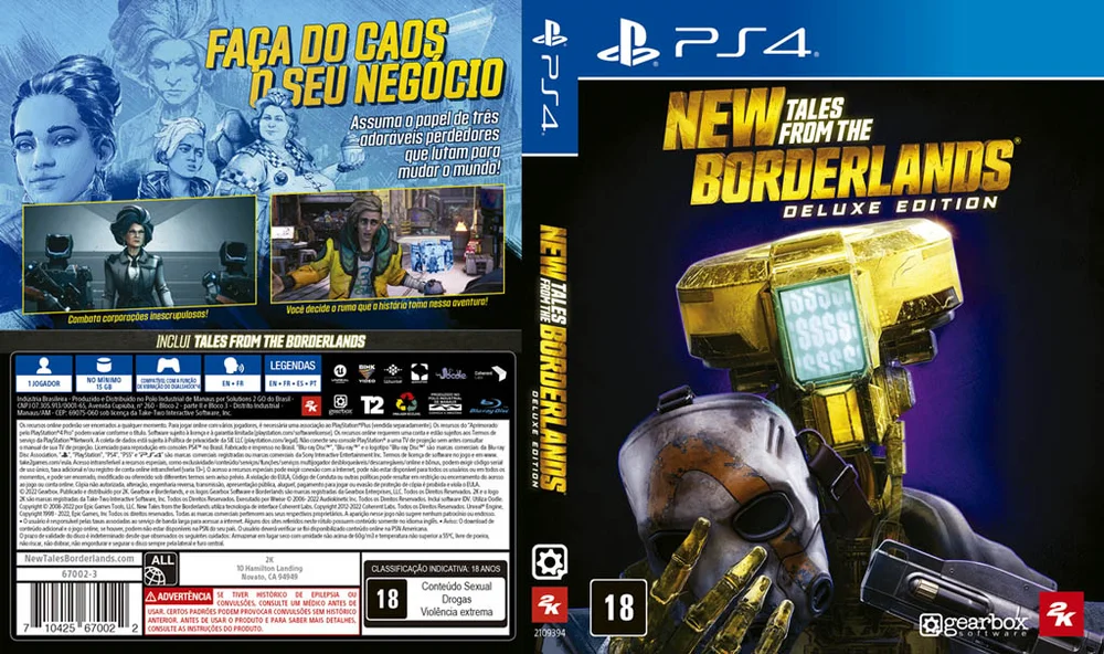 New Tales From The Borderlands - Playstation 4