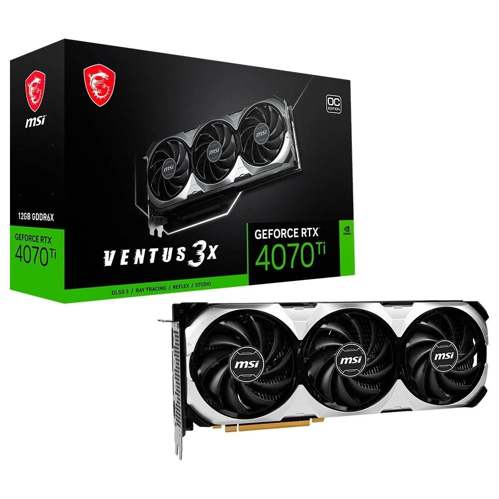 本日限り！！ほぼ新品MSI RTX4070 Ti 12GB Placa de Vídeo RTX 4070 Ti MSI Gaming | KaBuM!