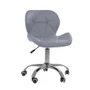 Cadeira Office Nobrand Eiffel Slim Ajustável Base Giratória Cinza