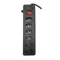 Filtro De Linha Oex Tm104, Régua Extensão, 6 Entradas, 1.5M, Preto