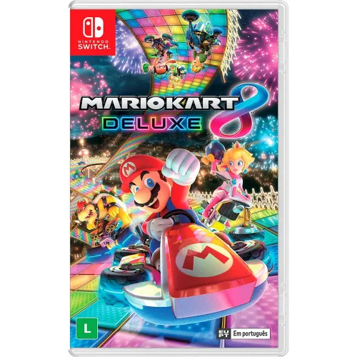 Jogo Mario Kart 8 Deluxe Nintendo Switch, Físico Nacional