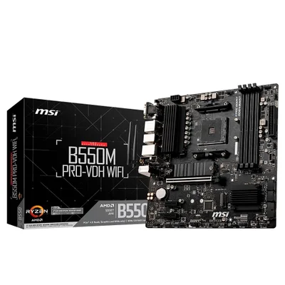 グラフィックボード・グラボ・ビデオカード MSI B550M PRO-VDH WiFi Placa-M-e-MSI-B550m-PRO-VDH-Wi