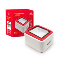 Leitor De Código De Barras De Mesa C3tech Lb-d100wh, USB, 1d/2d, 300 Scans/seg, Sensor Cmos