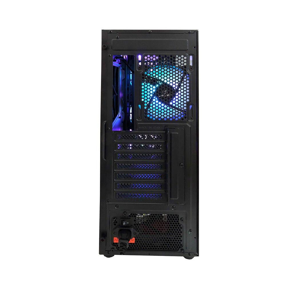 Gabinete Gamer Concórdia Storm X360, Mid Tower, RGB, ATX, Lateral De Vidro, 4 Fans RGB, Fonte 500W 80 Plus, Preto Gabinete Gamer Concórdia Storm X360, Mid Tower, RGB, ATX, Lateral De Vidro, 4 Fans RGB, Fonte 500W 80 Plus, Preto