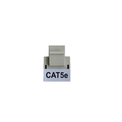 Kit Six om Conector Fêmea Rj45 Cat5e, Branco | KaBuM!