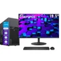 Computador Completo Skill Pro Intel 10ª Geração Core i5 10400f 8GB Ddr4 Placa De Vídeo Geforce 2gb SSD 256gb Monitor 19.5" LED Sp-049