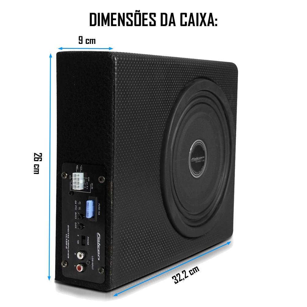 Caixa Amplificada Falcon Xs2001us 200w Rms KaBuM