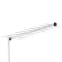 Antena Digital Externa Aquario Log, Hdtv, uhf, 4k, 16dbi, 40 Elementos - Lu-40