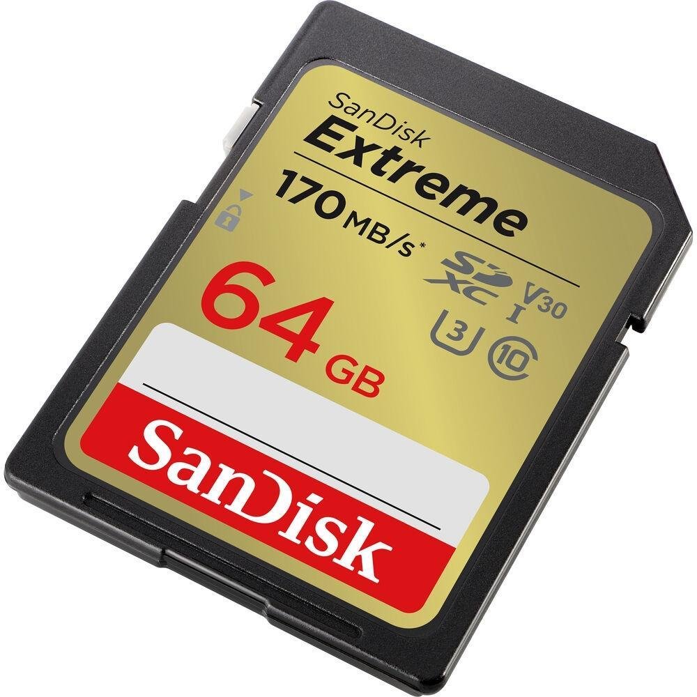 Cartão Sdxc Sandisk Extreme, 64GB - 170MB/s